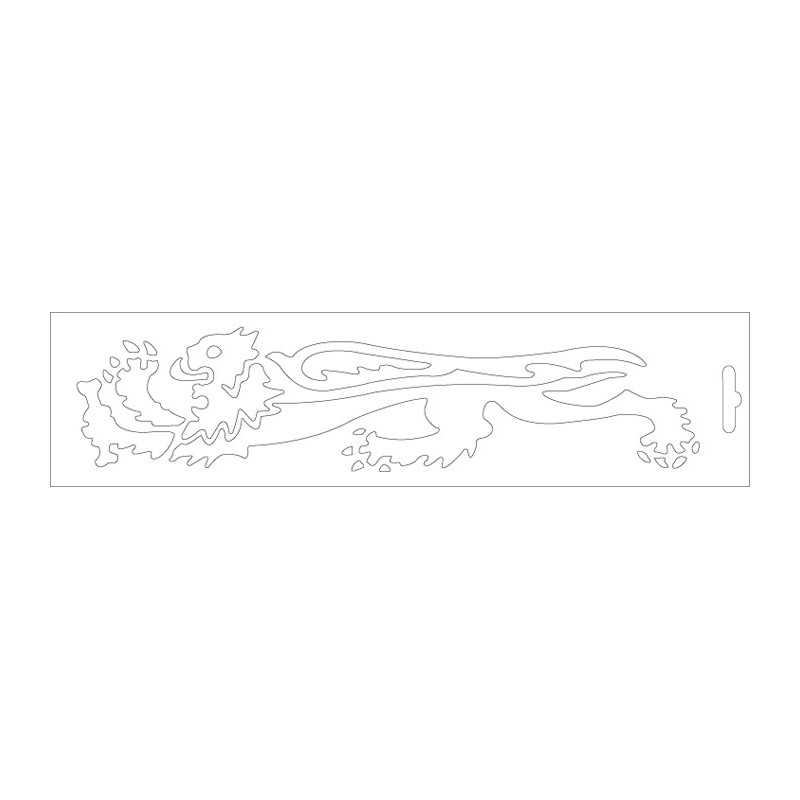 MALOSSI Adhesivo leon blanco lado izquierdo - 23 cm 33 9756 60934
