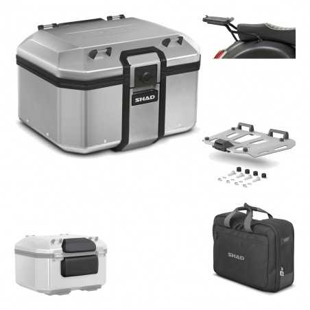 SHAD Baul trasero + herraje montaje parrilla accesorios TR48 TERRA KIT-189242