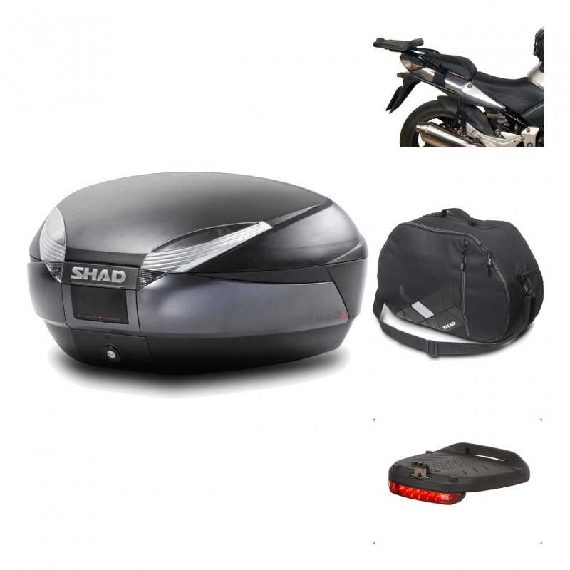 Rear trunk + mounting hardware + accessories  SH48 DARK GREY PREMIUM