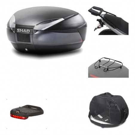 Rear trunk + mounting hardware + accessories  SH48 DARK GREY PREMIUM