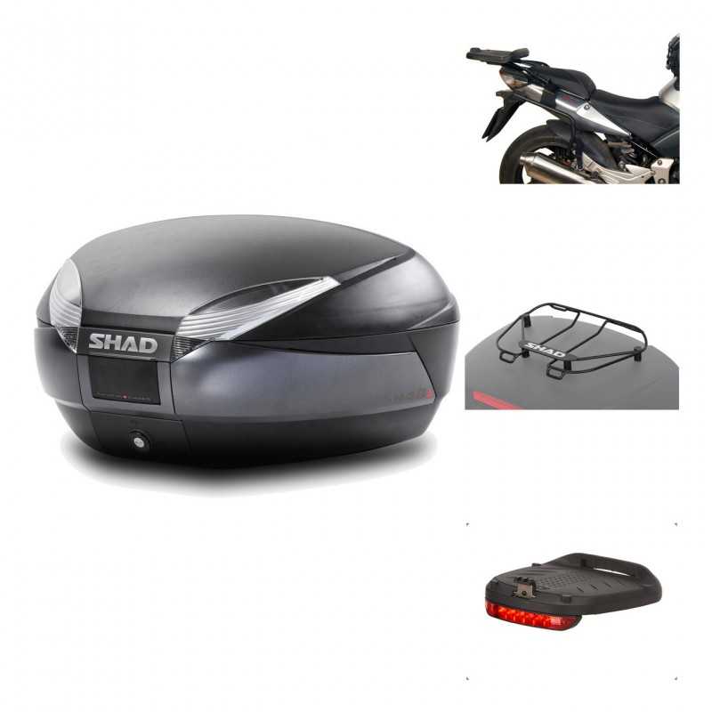 Rear trunk + mounting hardware + accessories  SH48 DARK GREY PREMIUM