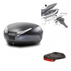 Back trunk + big top fitting + brake light  SH48 DARK GREY PREMIUM