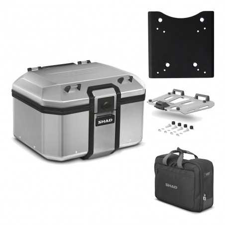 SHAD Baul trasero + herraje montaje parrilla bolsa interna TR48 TERRA KIT-189297