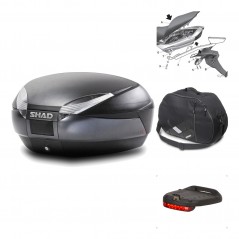 Rear trunk + mounting hardware + accessories  SH48 DARK GREY PREMIUM