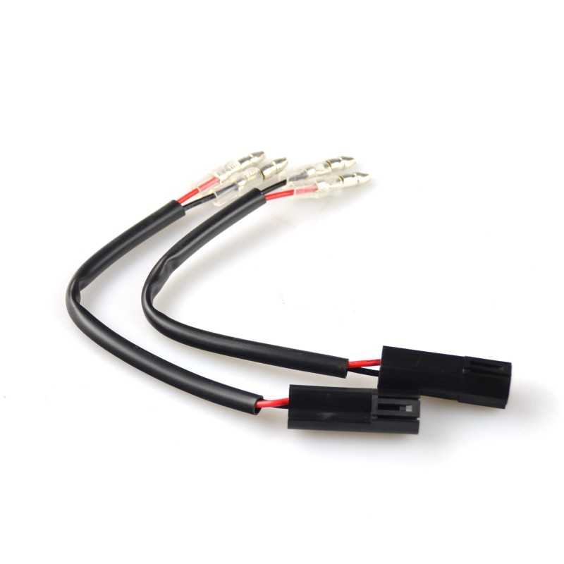 KOSO Cables de instalación intermitentes originales sin cortar para Yamaha MT-07 - Par adaptadores incluidos 66322