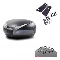 Back trunk + big top fitting + top grid rack  SH48 DARK GREY PREMIUM