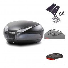 Rear trunk + mounting hardware + accessories  SH48 DARK GREY PREMIUM
