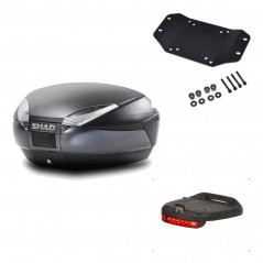 Back trunk + big top fitting + brake light  SH48 DARK GREY PREMIUM
