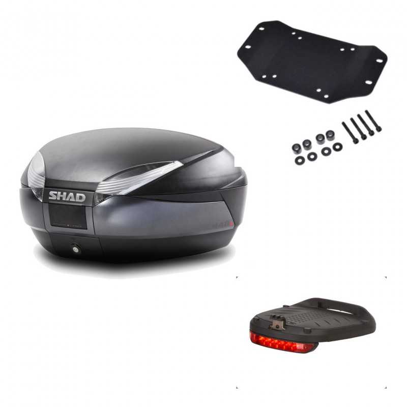 Back trunk + big top fitting + brake light  SH48 DARK GREY PREMIUM