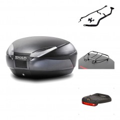 Rear trunk + mounting hardware + accessories  SH48 DARK GREY PREMIUM