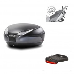 Back trunk + big top fitting + brake light  SH48 DARK GREY PREMIUM