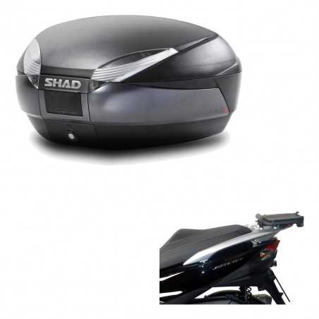 SHAD Baul trasero + herraje montaje SH48 DARK GREY PREMIUM KIT-189562