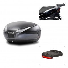 Back trunk + big top fitting + brake light  SH48 DARK GREY PREMIUM