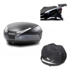 Back trunk + big top fitting + internal bag  SH48 DARK GREY PREMIUM