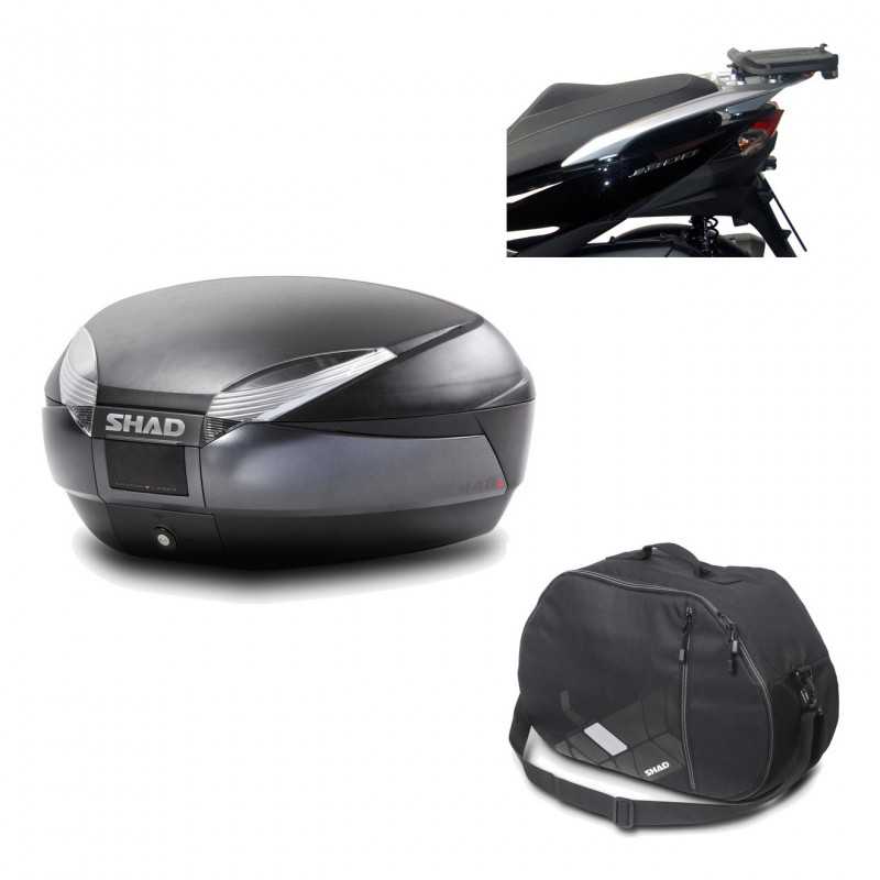 Back trunk + big top fitting + internal bag  SH48 DARK GREY PREMIUM