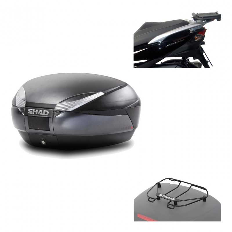 Back trunk + big top fitting + top grid rack  SH48 DARK GREY PREMIUM