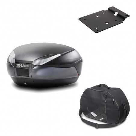 Back trunk + big top fitting + internal bag  SH48 DARK GREY PREMIUM