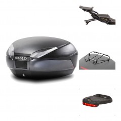 Rear trunk + mounting hardware + accessories  SH48 DARK GREY PREMIUM