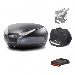 Rear trunk + mounting hardware + accessories  SH48 DARK GREY PREMIUM