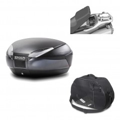 Back trunk + big top fitting + internal bag  SH48 DARK GREY PREMIUM