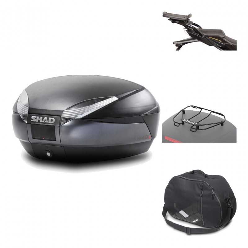 Rear trunk + mounting hardware + accessories  SH48 DARK GREY PREMIUM