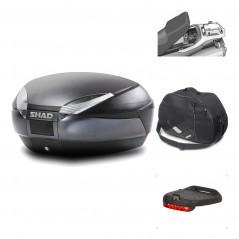 Rear trunk + mounting hardware + accessories  SH48 DARK GREY PREMIUM