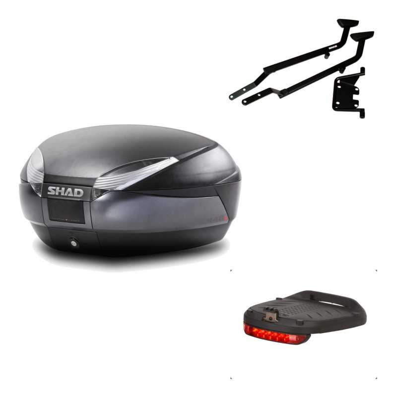 Back trunk + big top fitting + brake light  SH48 DARK GREY PREMIUM