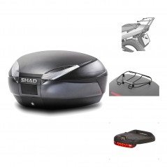 Rear trunk + mounting hardware + accessories  SH48 DARK GREY PREMIUM