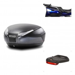 Back trunk + big top fitting + brake light  SH48 DARK GREY PREMIUM