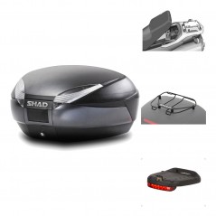 Rear trunk + mounting hardware + accessories  SH48 DARK GREY PREMIUM