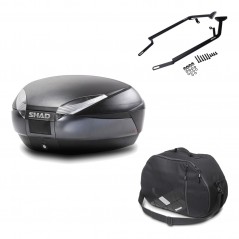 Back trunk + big top fitting + internal bag  SH48 DARK GREY PREMIUM