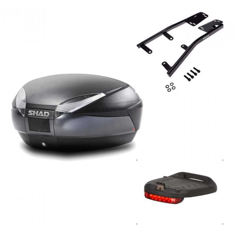 Back trunk + big top fitting + brake light  SH48 DARK GREY PREMIUM