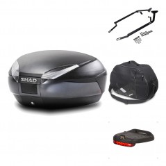 Rear trunk + mounting hardware + accessories  SH48 DARK GREY PREMIUM