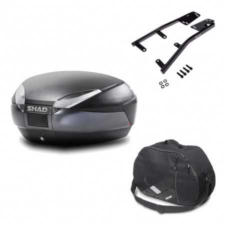 Back trunk + big top fitting + internal bag SH48 DARK GREY PREMIUM
