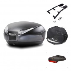 Rear trunk + mounting hardware + accessories  SH48 DARK GREY PREMIUM