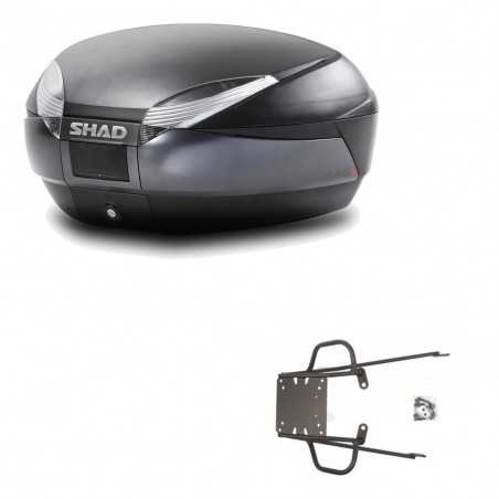 SHAD Baul trasero + herraje montaje SH48 DARK GREY PREMIUM KIT-189730
