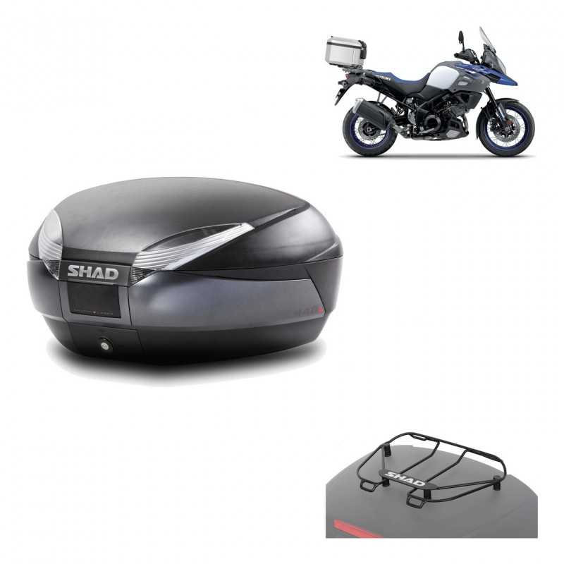 Back trunk + big top fitting + top grid rack  SH48 DARK GREY PREMIUM