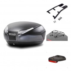Rear trunk + mounting hardware + accessories  SH48 DARK GREY PREMIUM