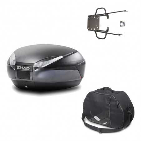 Back trunk + big top fitting + internal bag  SH48 DARK GREY PREMIUM