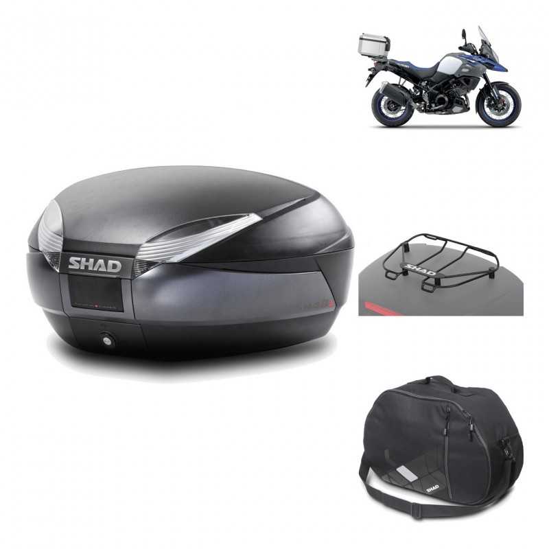 Rear trunk + mounting hardware + accessories  SH48 DARK GREY PREMIUM
