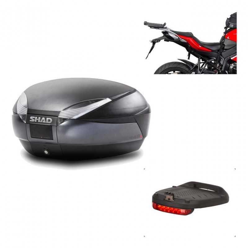 Back trunk + big top fitting + brake light  SH48 DARK GREY PREMIUM
