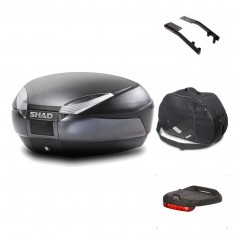 Rear trunk + mounting hardware + accessories  SH48 DARK GREY PREMIUM