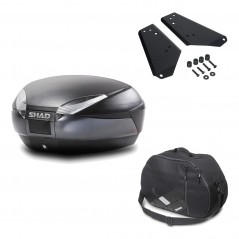 Back trunk + big top fitting + internal bag  SH48 DARK GREY PREMIUM