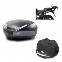 Back trunk + big top fitting + internal bag  SH48 DARK GREY PREMIUM