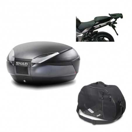 Back trunk + big top fitting + internal bag SH48 DARK GREY PREMIUM