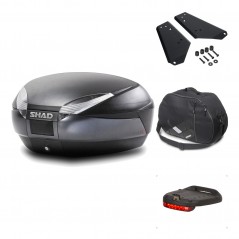 Rear trunk + mounting hardware + accessories  SH48 DARK GREY PREMIUM