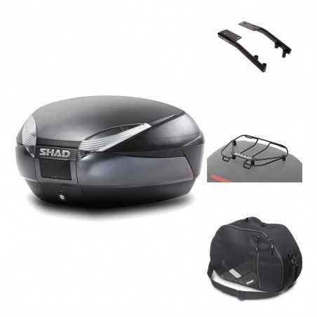 Rear trunk + mounting hardware + accessories  SH48 DARK GREY PREMIUM