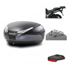 Rear trunk + mounting hardware + accessories  SH48 DARK GREY PREMIUM