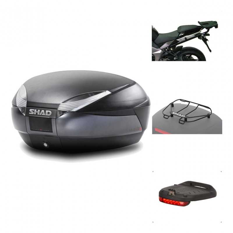 Rear trunk + mounting hardware + accessories  SH48 DARK GREY PREMIUM