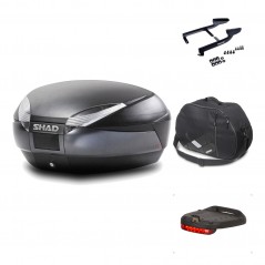Rear trunk + mounting hardware + accessories  SH48 DARK GREY PREMIUM